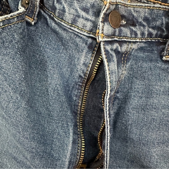 Levi's 505 Men's Zipper Fly Straight Leg Relaxed Fit Jeans Size 38" x 29" GUC - Picture 4 of 8